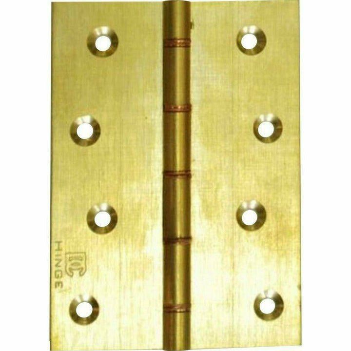 Solid brass butt hinge with copper washers