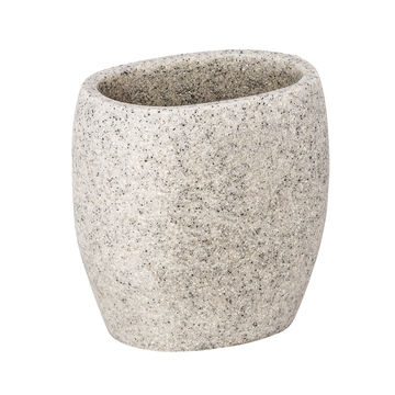 WENKO - TOOTHBRUSH TUMBLER - PURO - POLYRESIN - LIGHT GREY