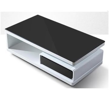Madiega Furniture - Sleek Blacktop Coffee Table