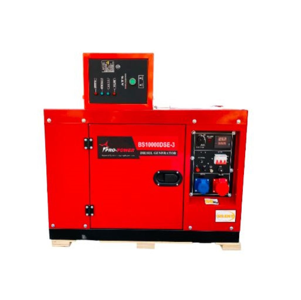 Propower Diesel Generator 3-PHASE 8Kw (10Kva) 16Lt With FREE ATS and Service Kit