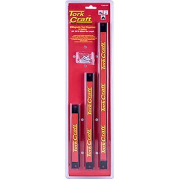 Magnetic Tool Organiser/Holder  3Pce Set 200-305-460Mm Bar Length