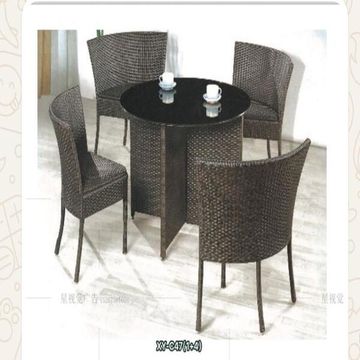 Rattan dining set