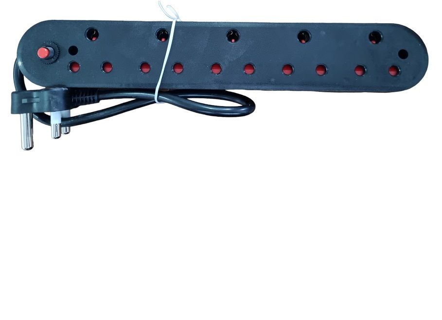 Multiplug - 5 way 5x16a with overload black