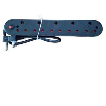 Multiplug - 5 way 5x16a with overload black