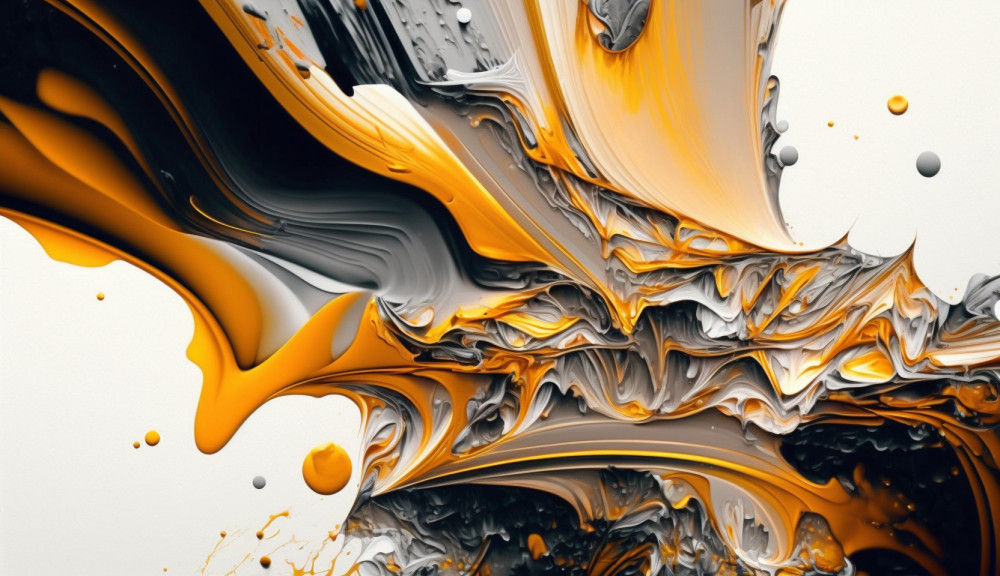 Canvas Wall Art - Acrylic Abstract Painting - B1548 - [120 x 80 cm]