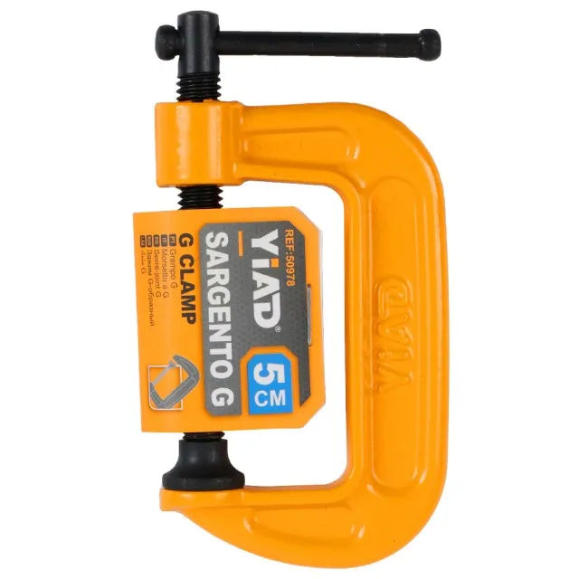 G Clamp 50978 — Heavy-Duty Adjustable Steel Clamp for Woodworking & Metalwork