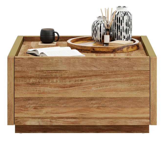 GreenLine Interiors Zora Coffee Table Gold