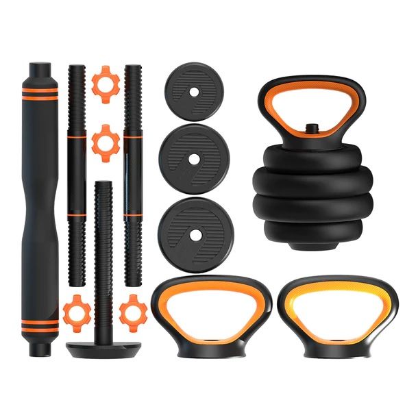 8 Pcs Home Fitness Set TPE Yoga Mat Bricks Circle Towel