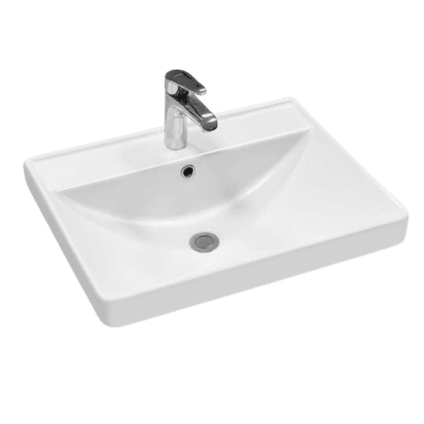 VANITY BASIN - WHITE - MILANO - 800X460X180MM