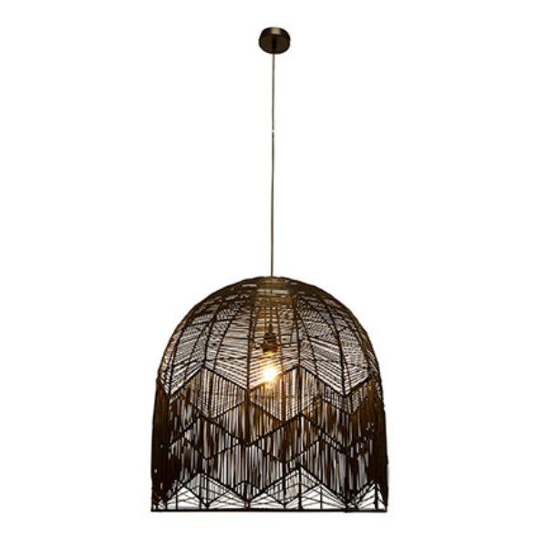 Toulon 450 Pendant Woven Rattan E27 1x60w