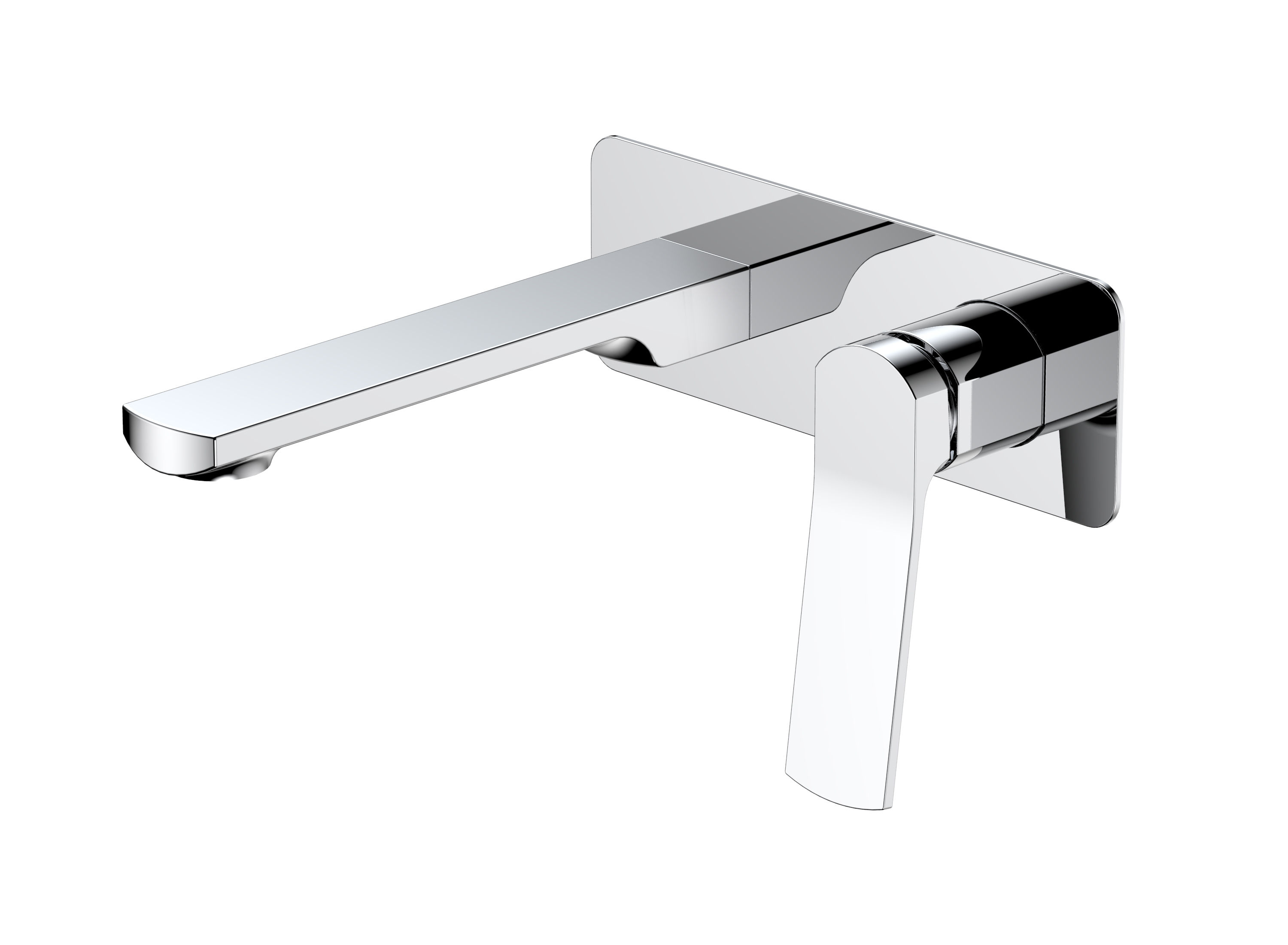 Verona Wall Basin Mixer With Spout Premio - Chrome