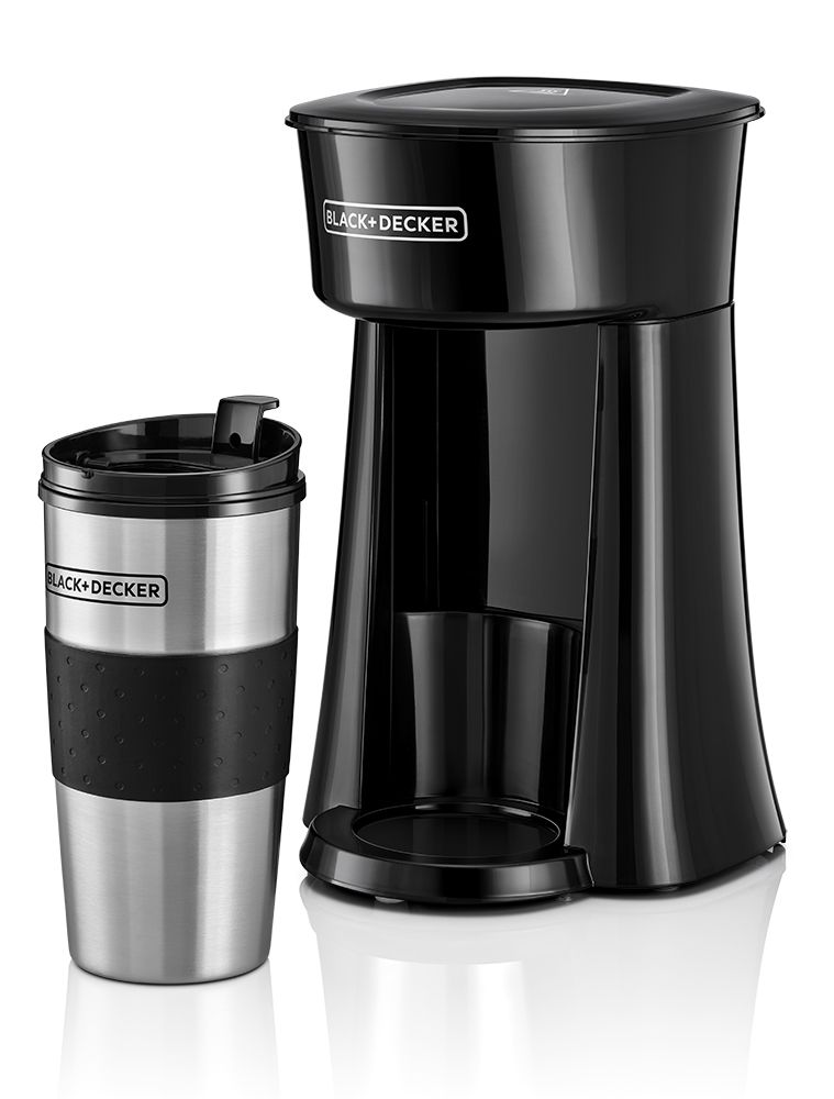 BLACK DECKER 650W 360ml Coffee Machine with On the Go Travel Mug