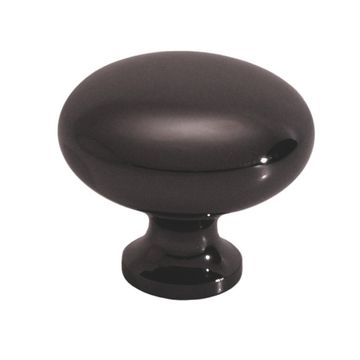 ROCO Small Base Drawer Knob Matt Black 32mm
