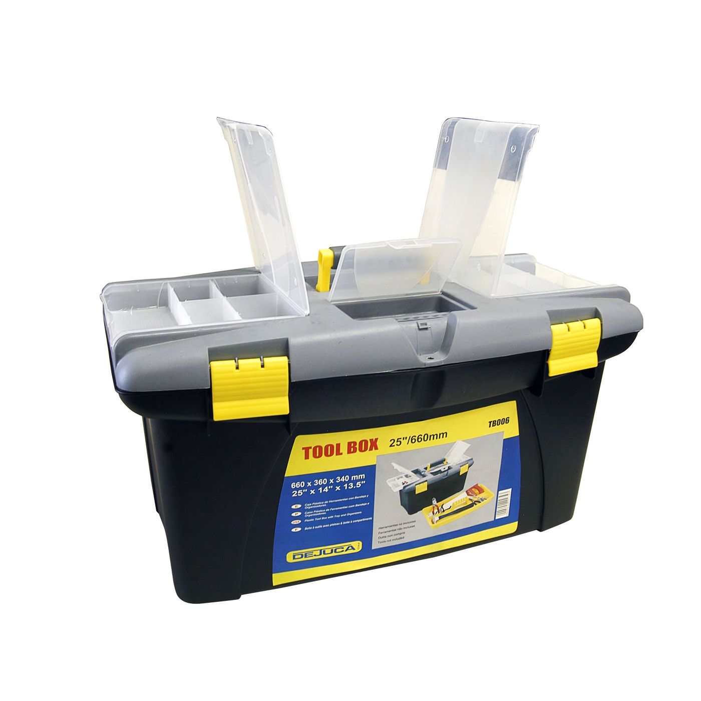 Dejuca - Tool Box - Heavy duty - Pvc - 660 X 360 X 340mm