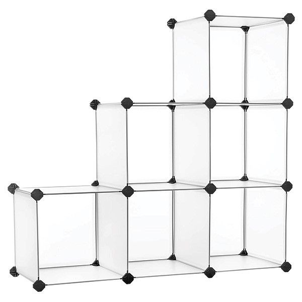 6 CUBE SHELVING FOR BEDROOM LIVING ROOM HOME OFFICE BOOK SHELF