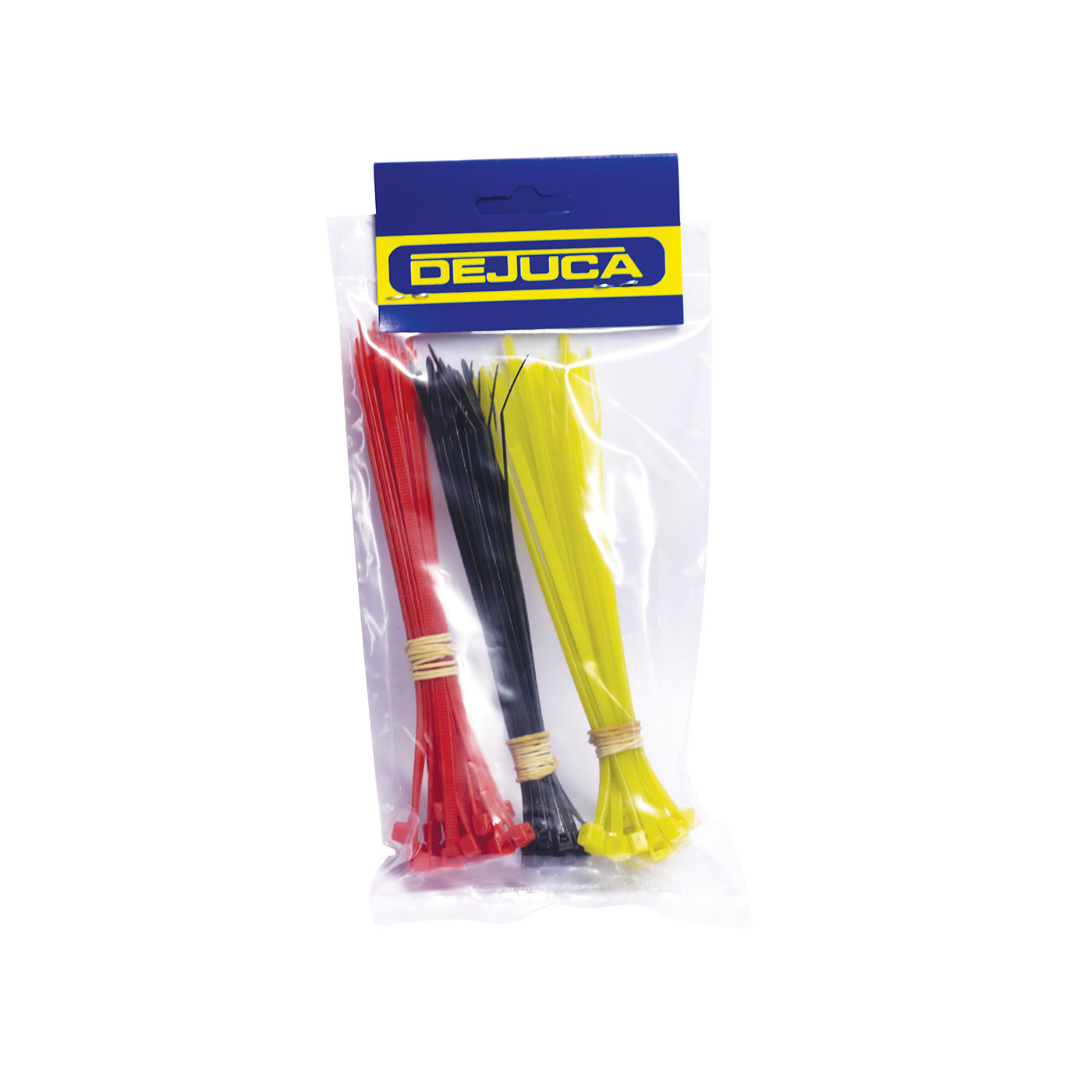 Dejuca - Cable Ties - 150mm X 3.6mm - 3 colour - 75/pkt - 4 Pack