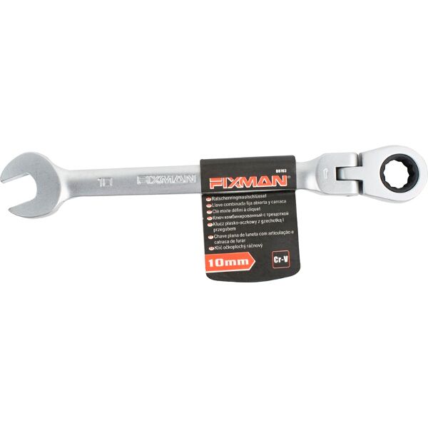 Fixman Flexible Ratchet Combination Wrench 10Mm