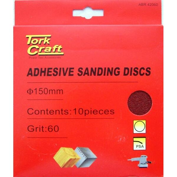 Sanding Disc Psa 150Mm 240 Grit No Hole 10/Pk