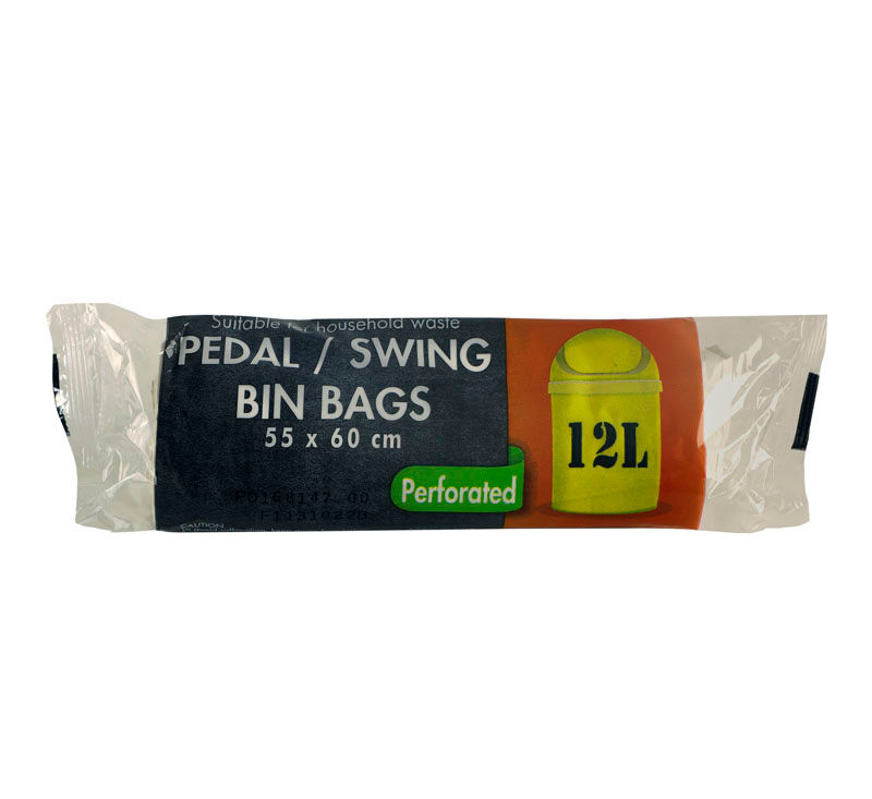 Refuse Bags - White - 55 cm x 60 cm - 15 Piece - 12 Pack