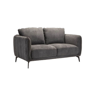 Vividitto - Cagijana Fabric 2 Seater Couch - Grey