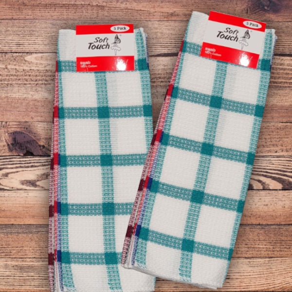 Soft Touch 5 Pack Dish Cloths