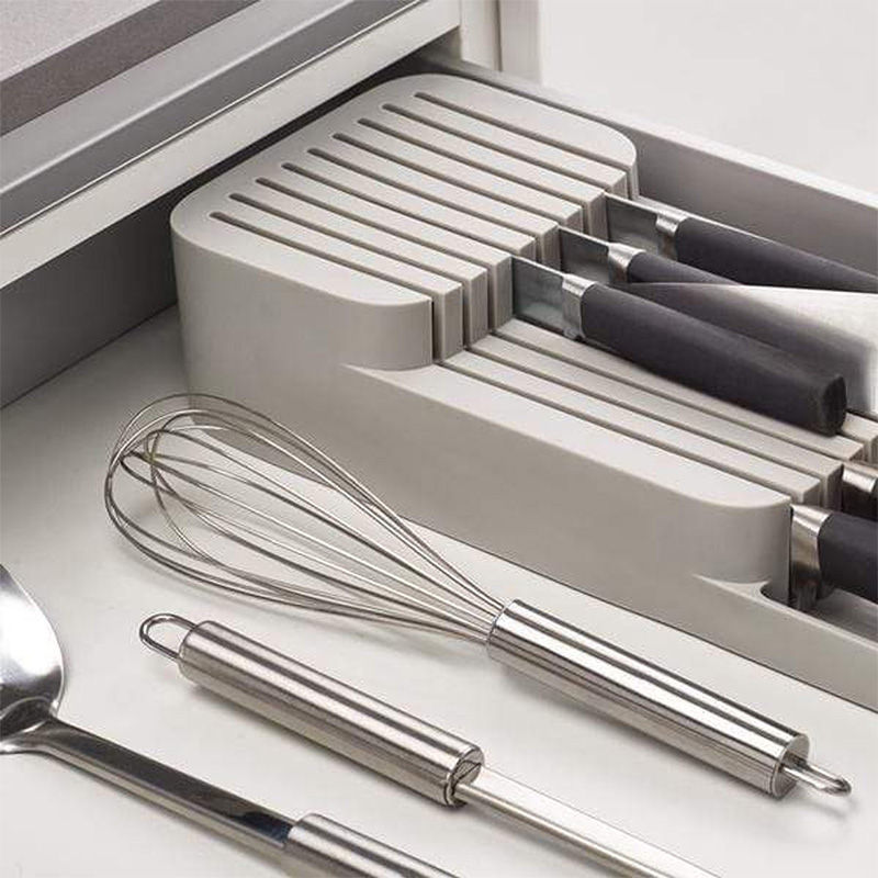 2 Tier Knife Drawer Tray Organizer