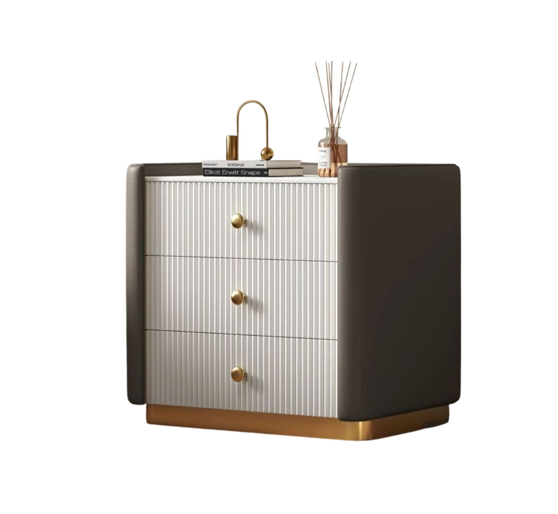Aurea Three-Drawer Nightstand