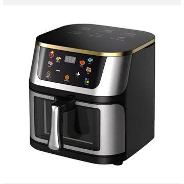 Air fryer 12L 2800W, large household air fryer, smart touch operation