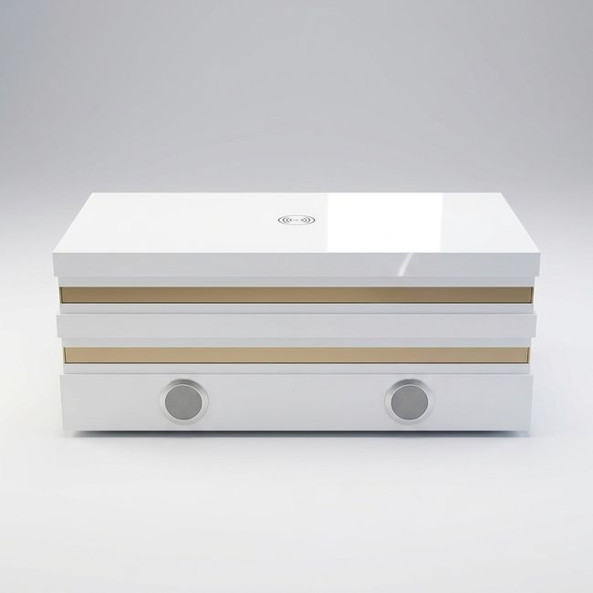 KC Furn - Lumière Smart High-Gloss Coffee Table