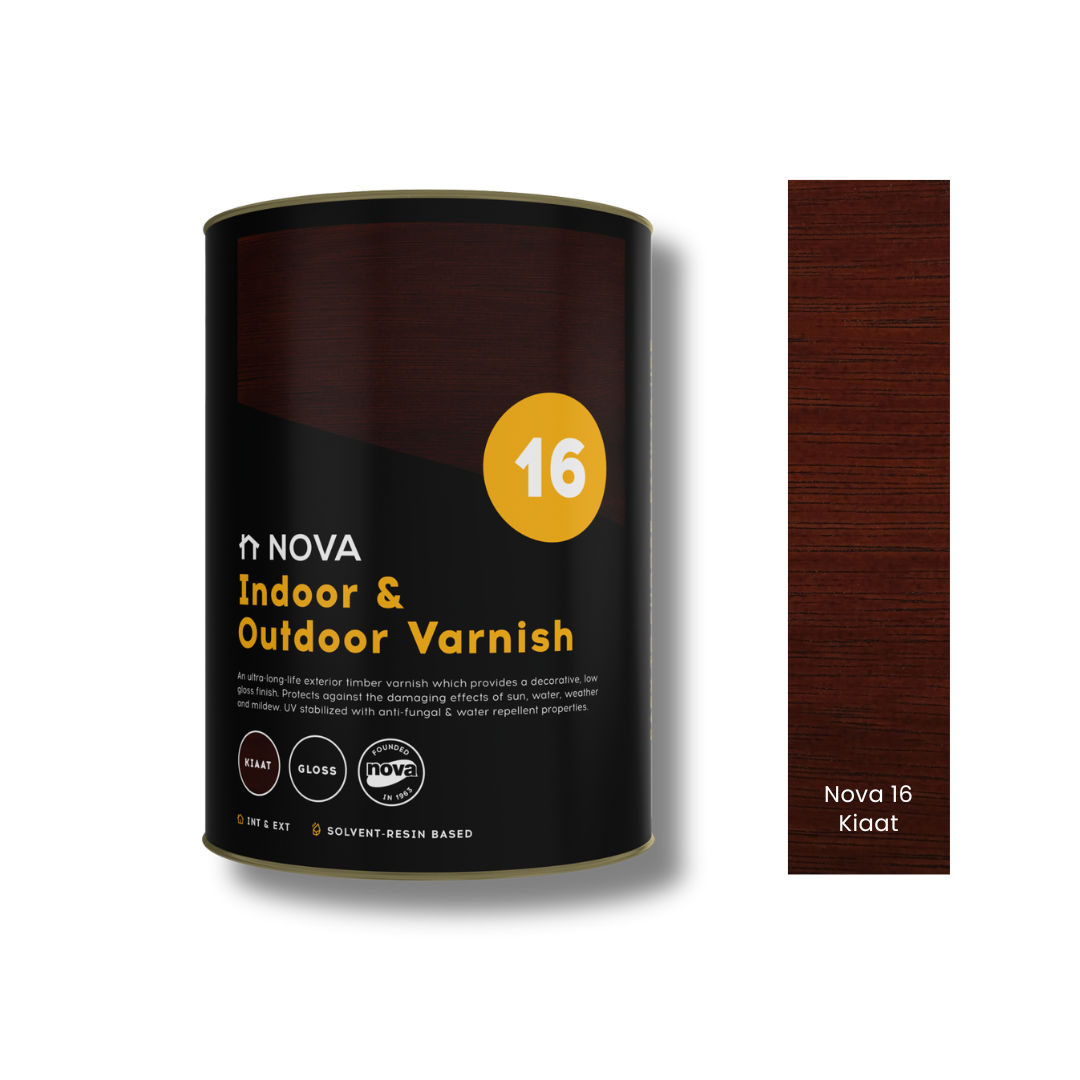 Nova 16 Indoor & Outdoor Varnish - Kiaat 5lt
