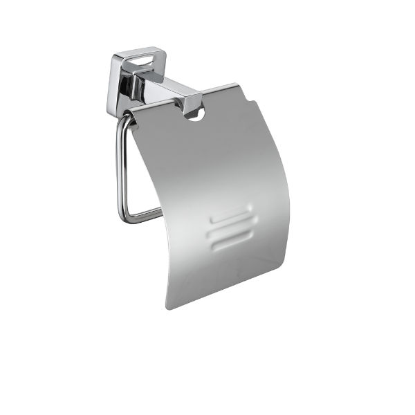 B/A TOILET PAPER HOLDER  - CHROME - SQUARE