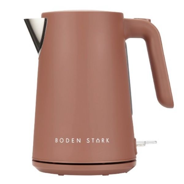 Boden Stark 1.7L Soft Touch Kettle - Brown