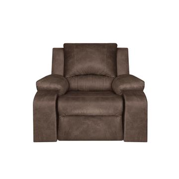 The Harrington 1 Seater Recliner Armchair Couch - Brown