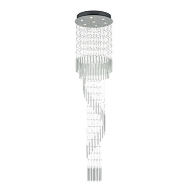 7LT Chandelier Crystal Chrome GU10 7x50w
