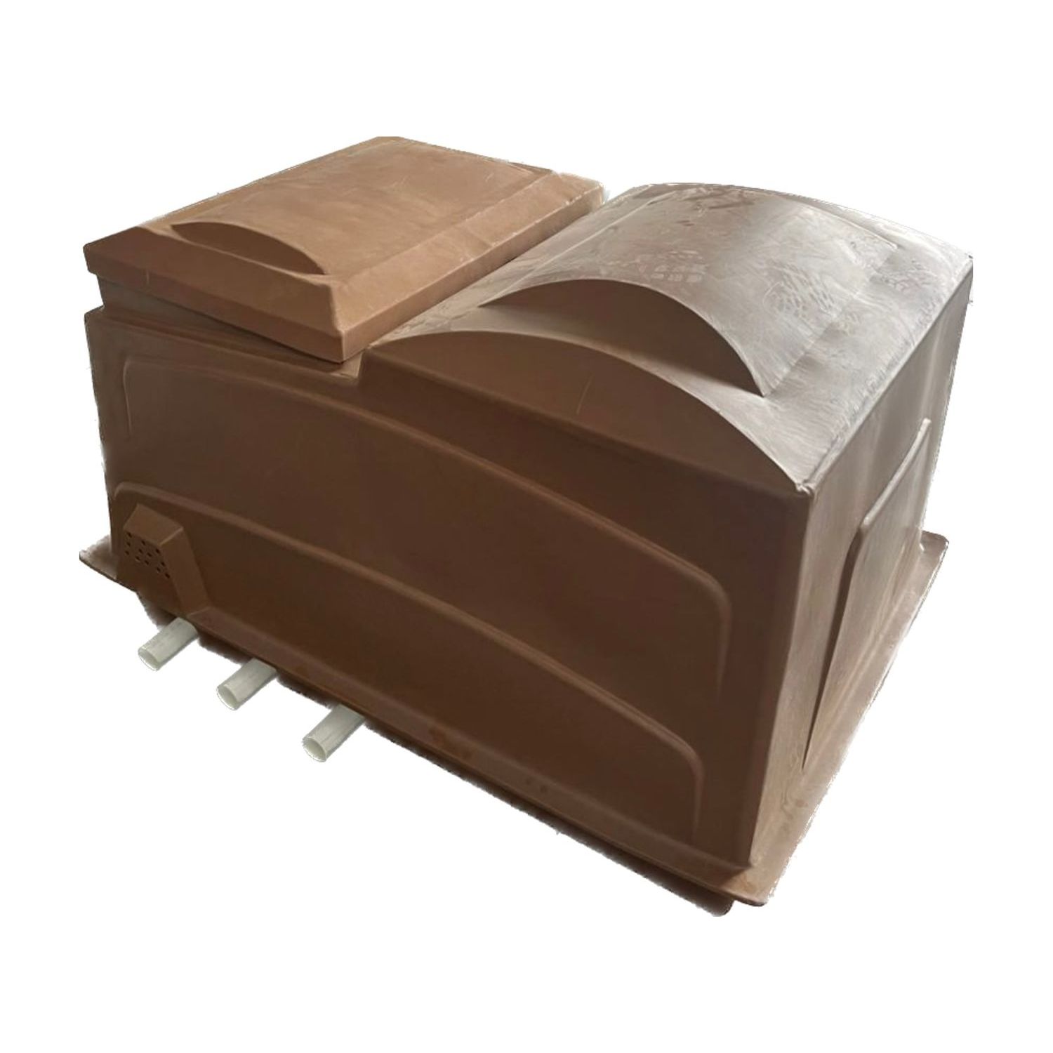 2 Bag Combi Plumbed Pool Pump/Filter Combi Unit - Brown