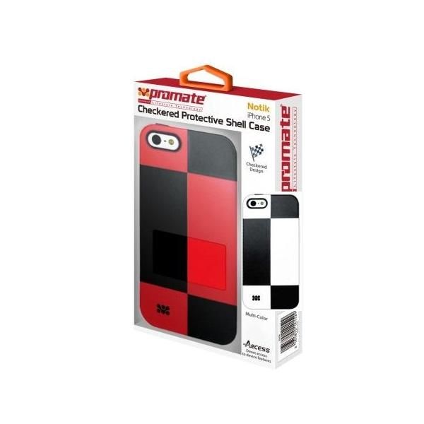 Promate Notik iPhone 5 Checkered Protective Shell Cover