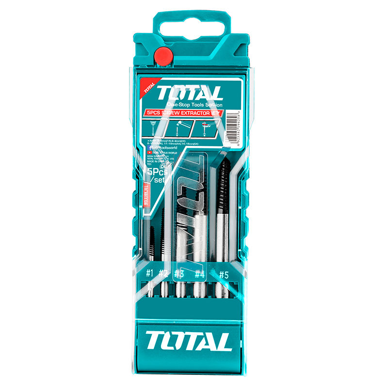 5Pcs Screw Extractor Set TOTAL Tools