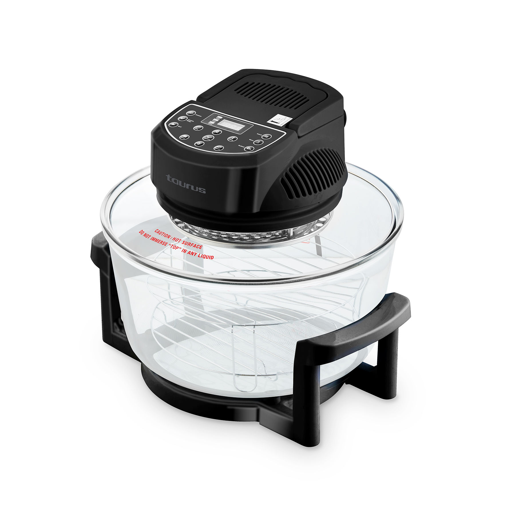 Taurus Air Fryer / Convection Cooker Digital Glass Black 12L 1400W 