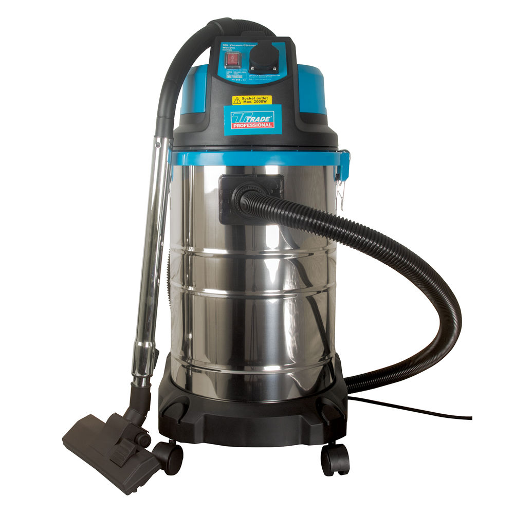 Trade Professional 30L Wet/ Dry Industrial Vacuum Cleaner