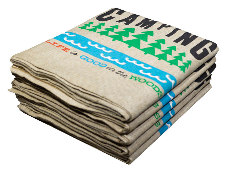 Bunty's Kitchen Towel - Design 2645 - 049x072cms - (05 Pc Pack) - Camping