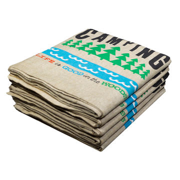 Bunty's Kitchen Towel - Design 2645 - 049x072cms - (05 Pc Pack) - Camping