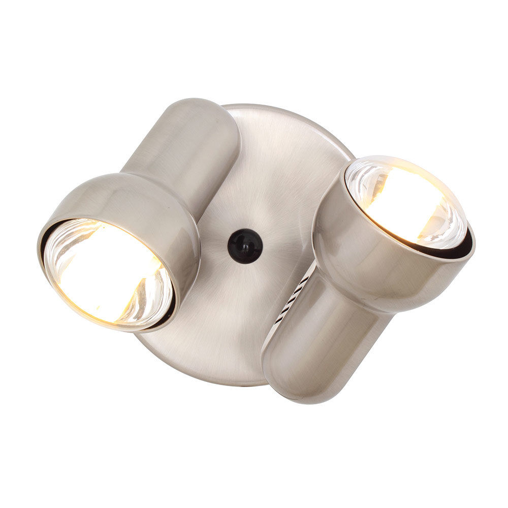 Eurolux - Turbo - 2 Lights - R80 - Spot Light - 190mm - Satin Chrome