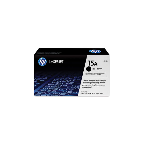 HP 15A Black Original Toner Cartridge - C7115A