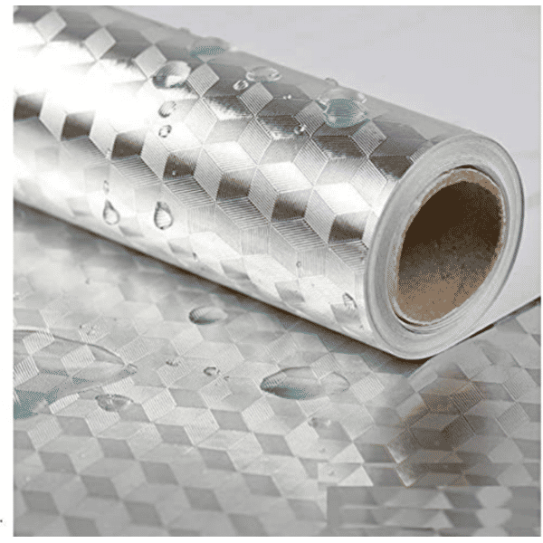 Silver Kitchen Wrap Vinyl