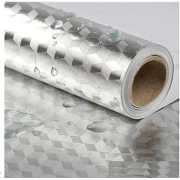 Silver Kitchen Wrap Vinyl