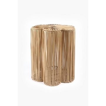 NATURAL FABRICATION FLOWER LAUNDRY BASKET Durable & Neutral Design