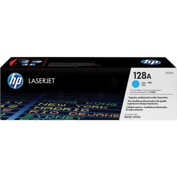 HP 128A Cyan Original LaserJet Toner Cartridge