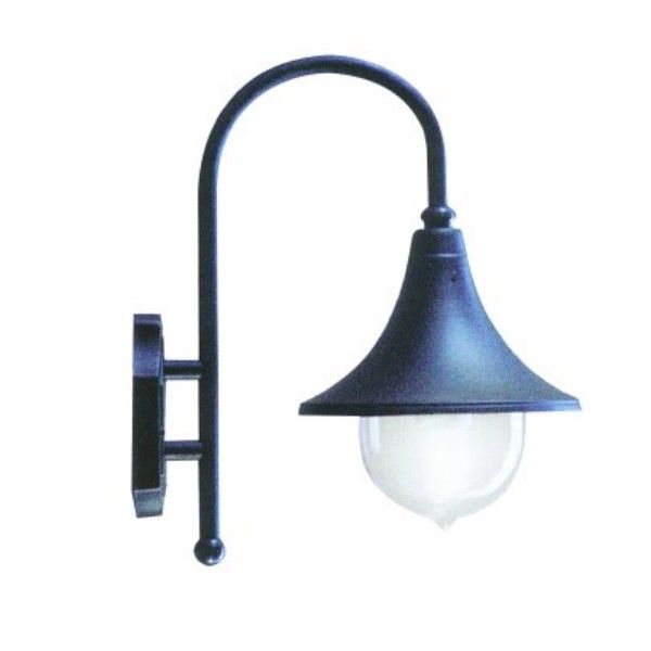 Black Die  Cast Wall Mount Light Fitting E27/100W IP54