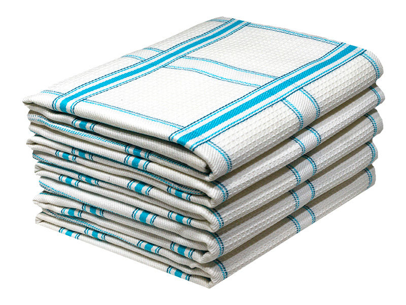 Multipurpose, Easy Fit, Absorbent Kitchen Towel - Design 2043 - 050x080cms - (05 Pc Pack) - Big Checks - Capri