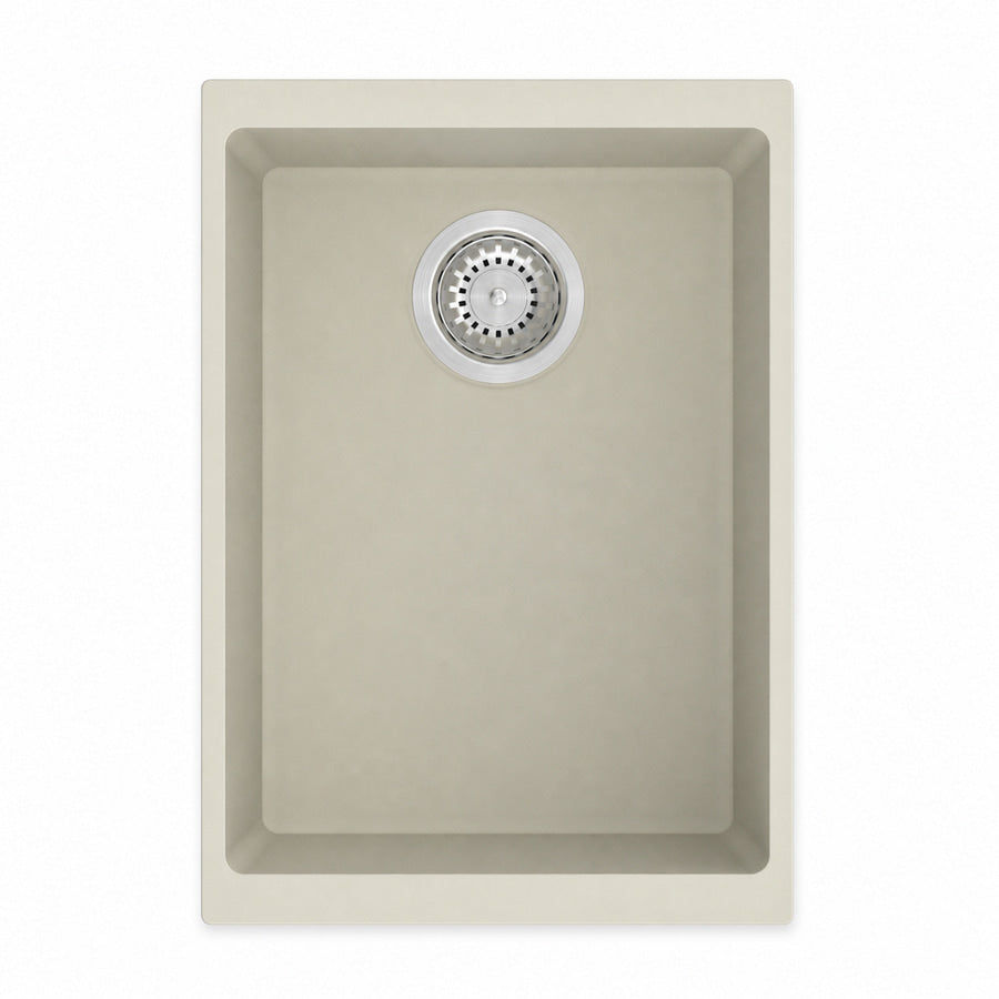 Sternhagen Enigma N100N 460mm Quartz Composite Kitchen Sink Undermount 1 Bowl - Champagne